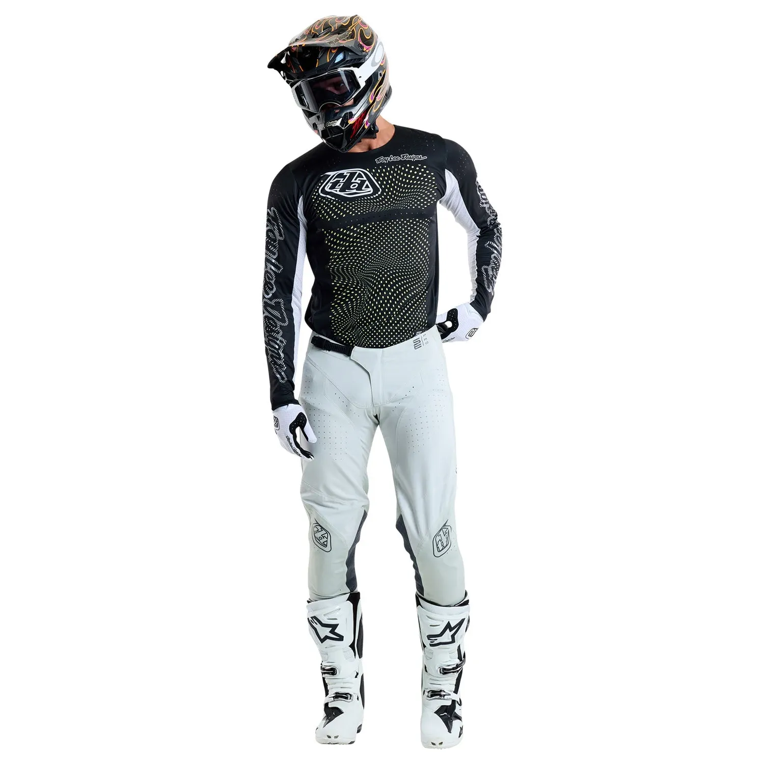Troy Lee Designs SE Pro Vectra maglia motocross nera