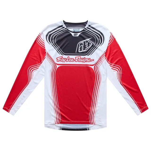 Troy Lee Designs GP Pro Streamline maglia moto rossa manica lunga