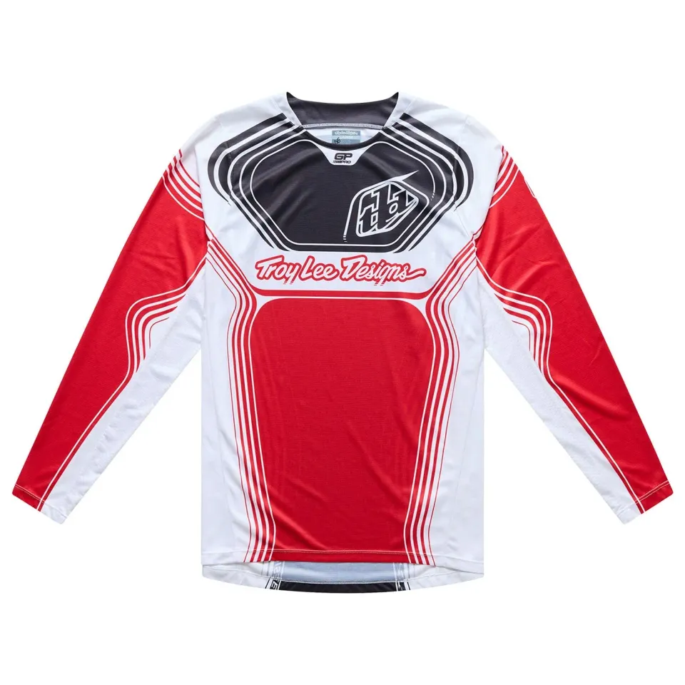 Troy Lee Designs GP Pro Streamline maglia moto rossa manica lunga