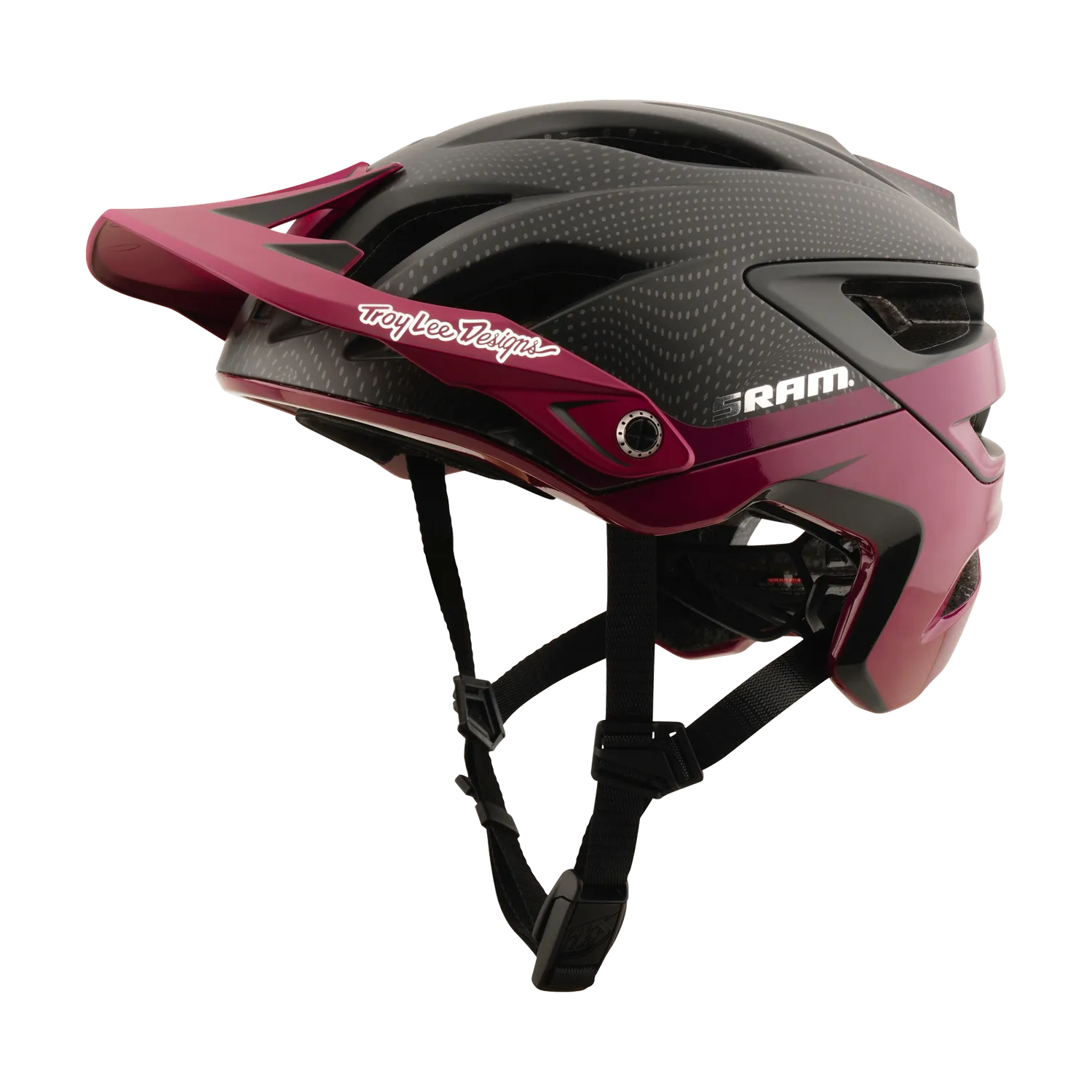 Troy Lee Designs A3 casco bici Black Berry MIPS ventilato