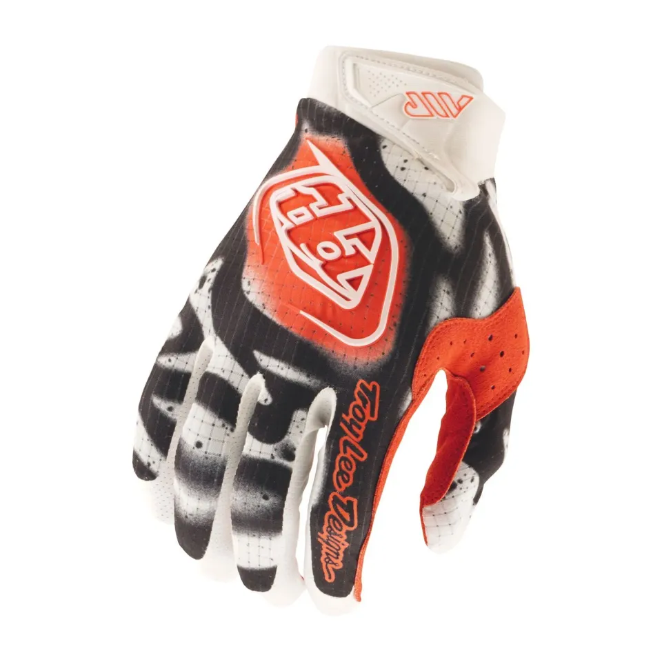 Troy Lee Designs Air Membrane guanti moto bianco rosso