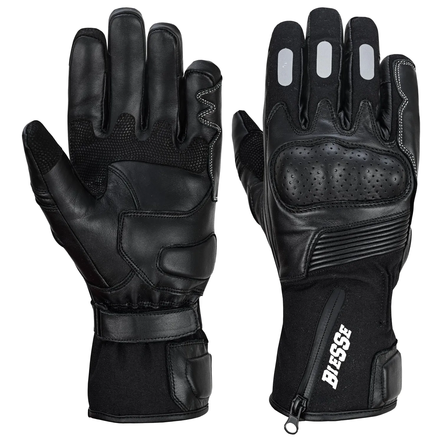 Bi Esse guanti moto invernali S impermeabili touch