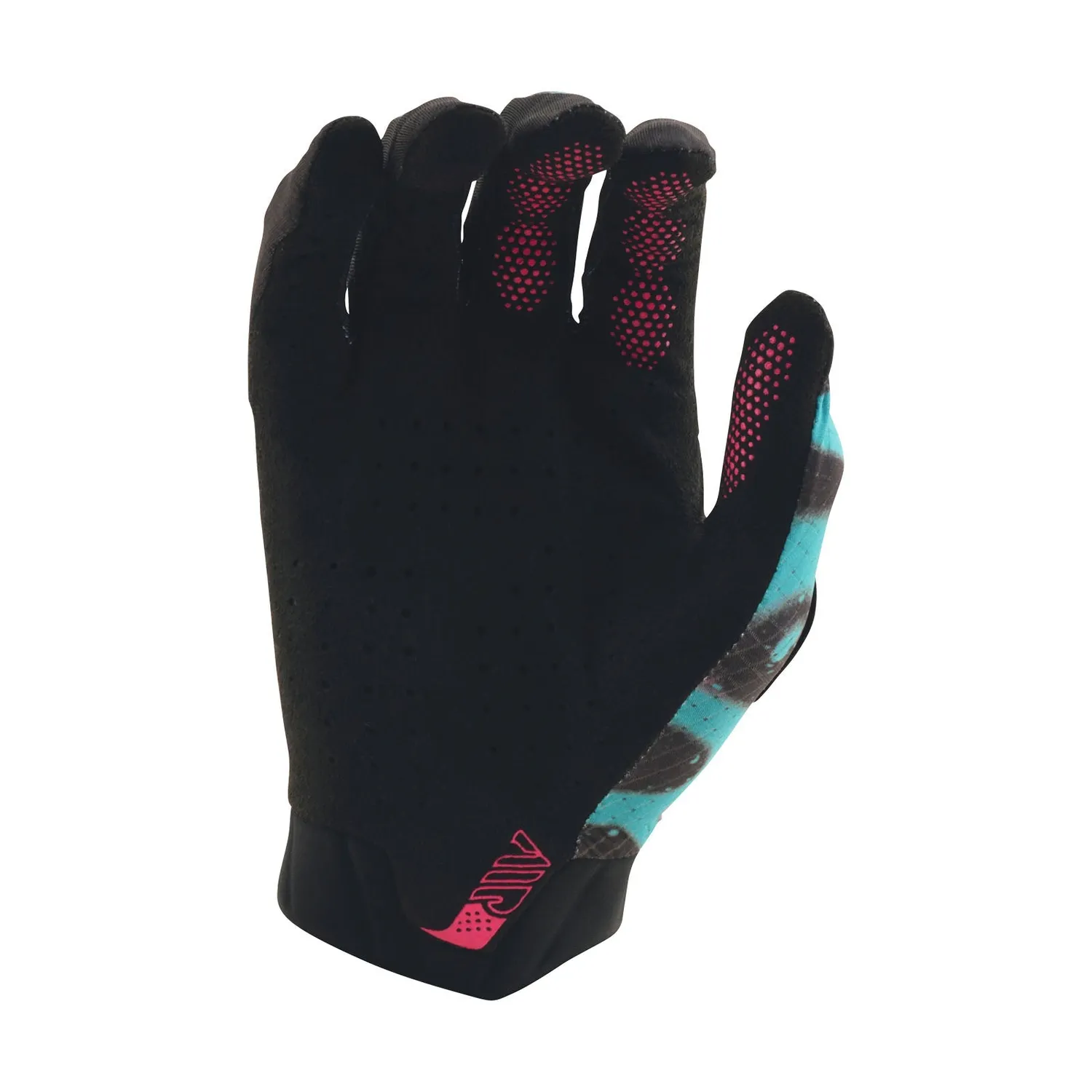 Troy Lee Designs Air guanti moto nero giallo fluo