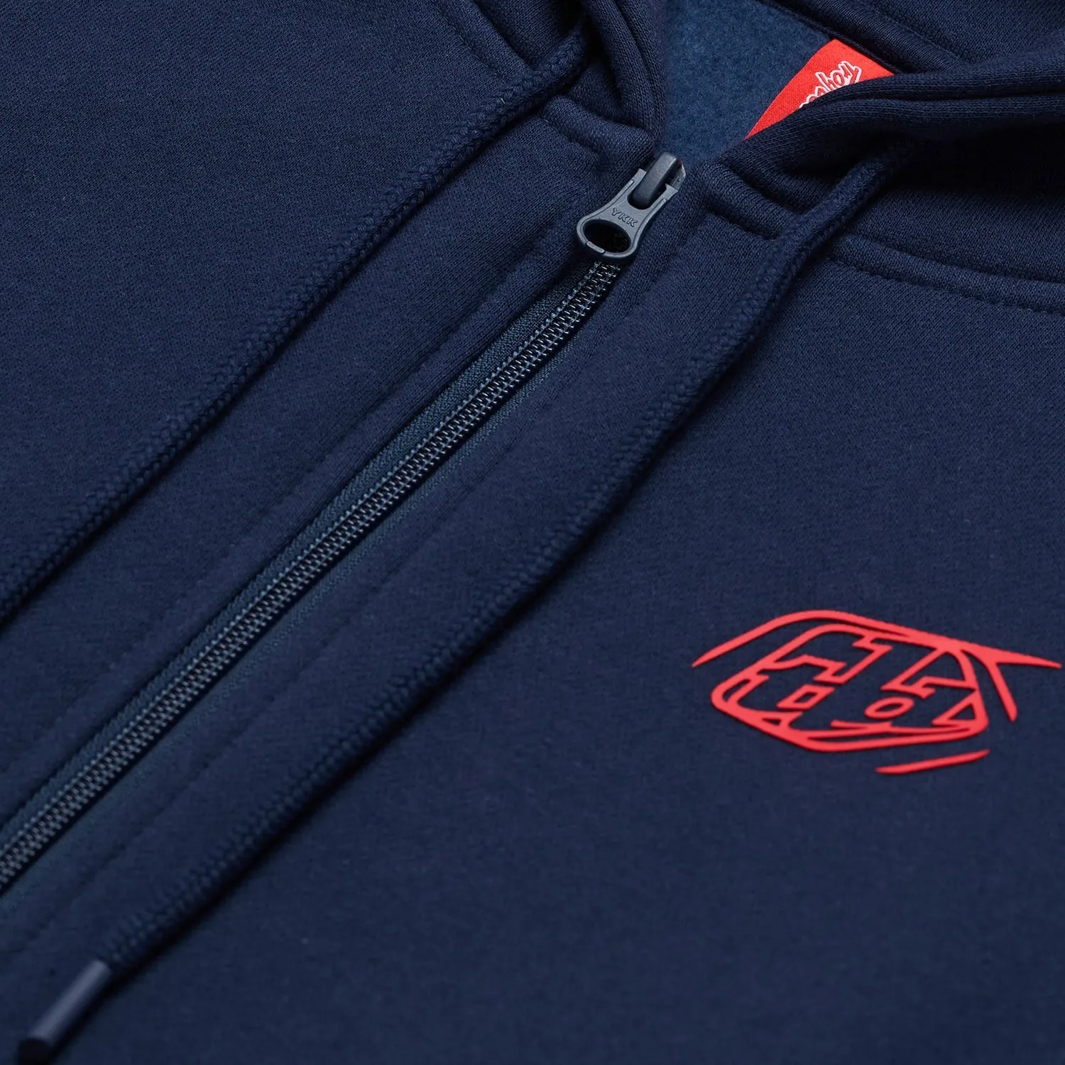 Troy Lee Designs Branded felpa uomo zip navy