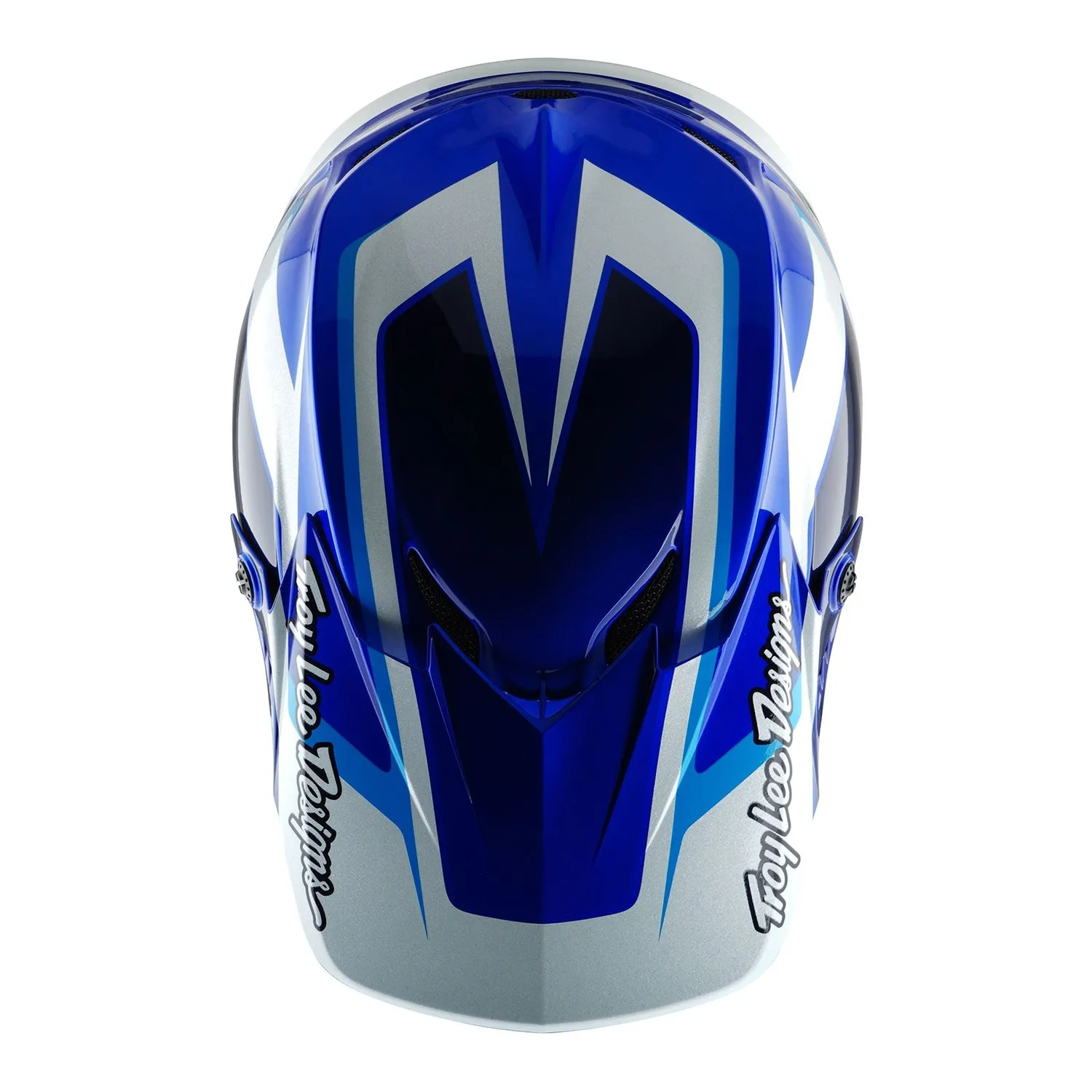 Troy Lee Designs GP Shutter casco moto bambino blu