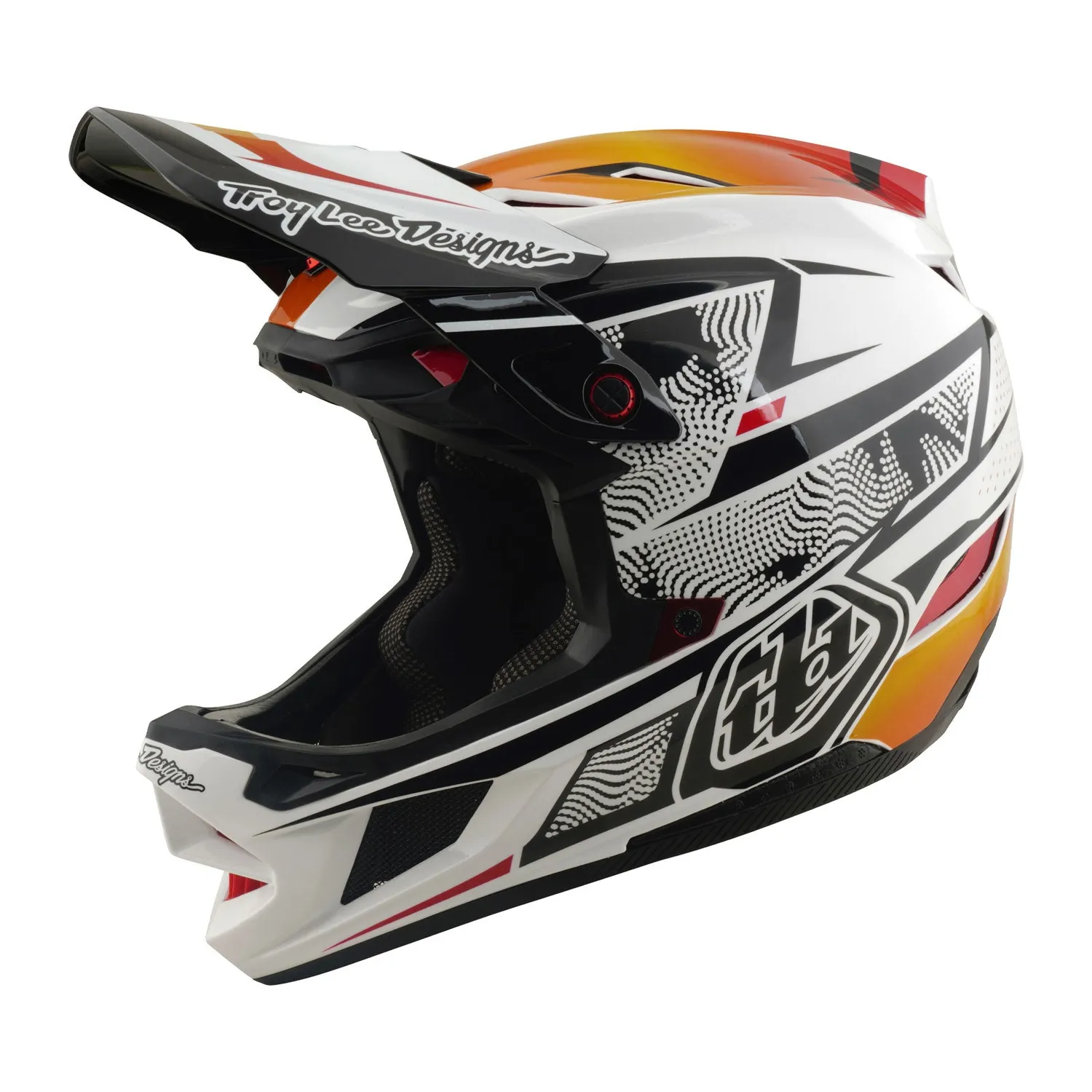 Troy Lee Designs D4 Composite casco bici bianco MIPS