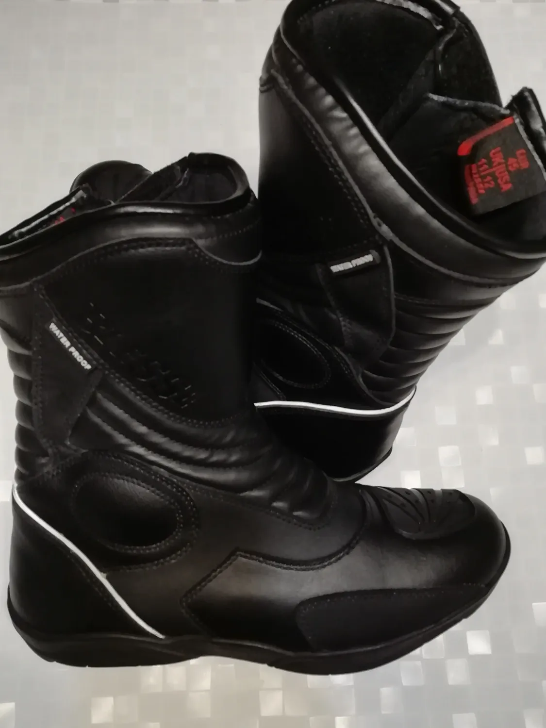 Bi Esse stivaletti moto pelle impermeabili 47 EU
