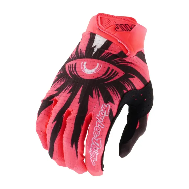 Troy Lee Designs Air Glove Cyclops guanti moto rossi leggeri