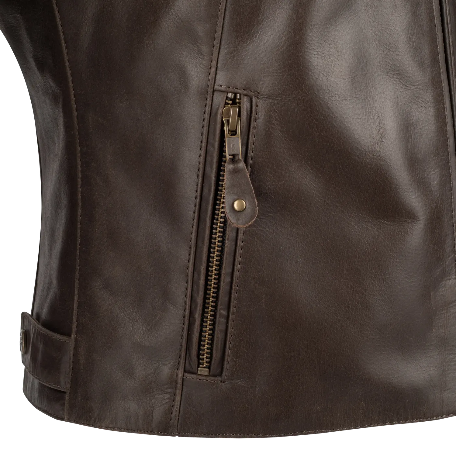 Segura Lady Laxey giacca moto donna marrone in pelle