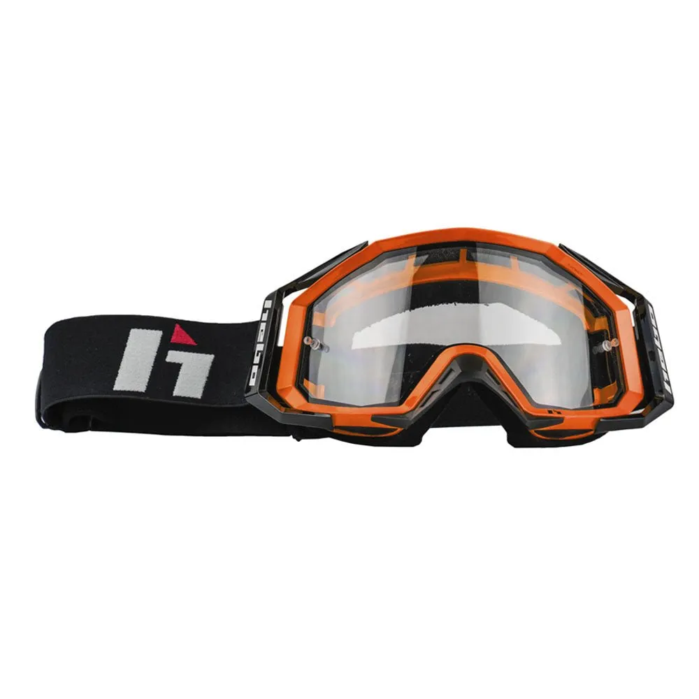 Hebo Quantum II HG1007 maschera moto nera antiappannante