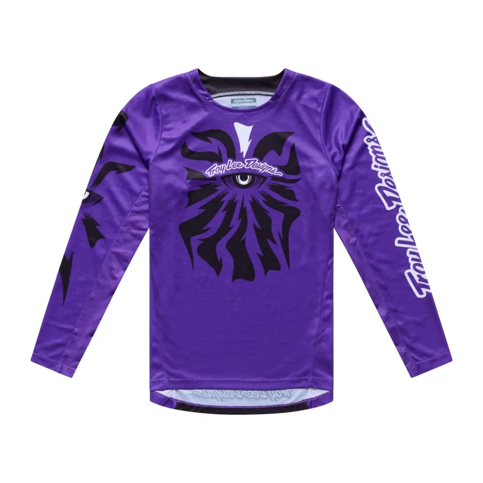 Troy Lee Designs GP Pro Cyclops Maglia Moto Neo Purple