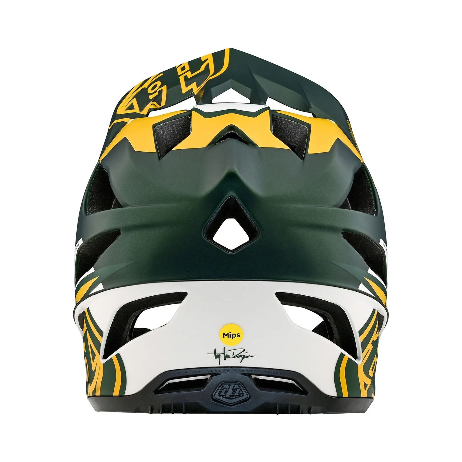 Troy Lee Designs Stage Vector casco integrale bici Green MIPS