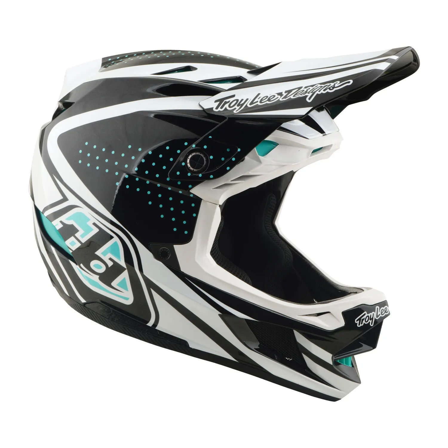 Troy Lee Designs D4 Polyacrylite casco bici Charcoal MIPS
