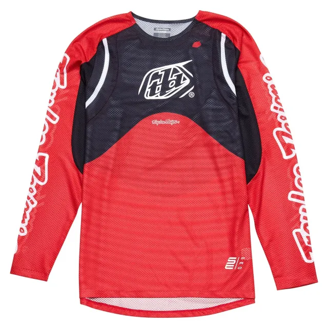 Troy Lee Designs SE Pro Air Pinned maglia moto rossa ventilata