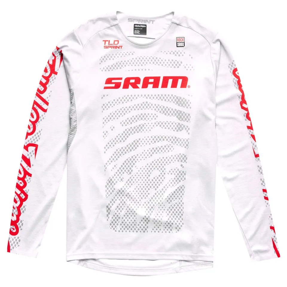 Troy Lee Designs Sprint Maglia Bici SRAM Shifted Cement Leggera