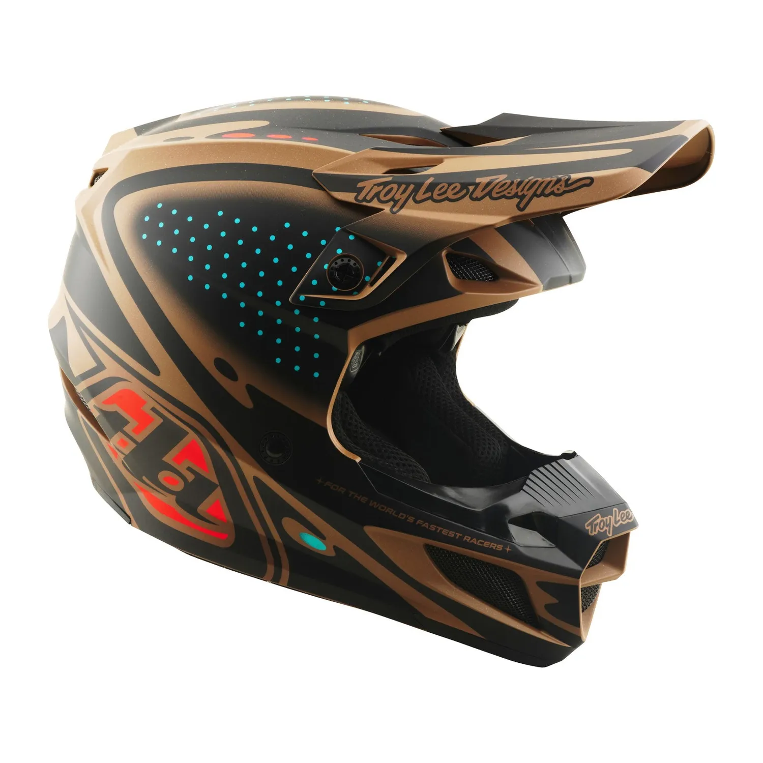 Troy Lee Designs SE5 Policarbonato casco cross Sienna MIPS