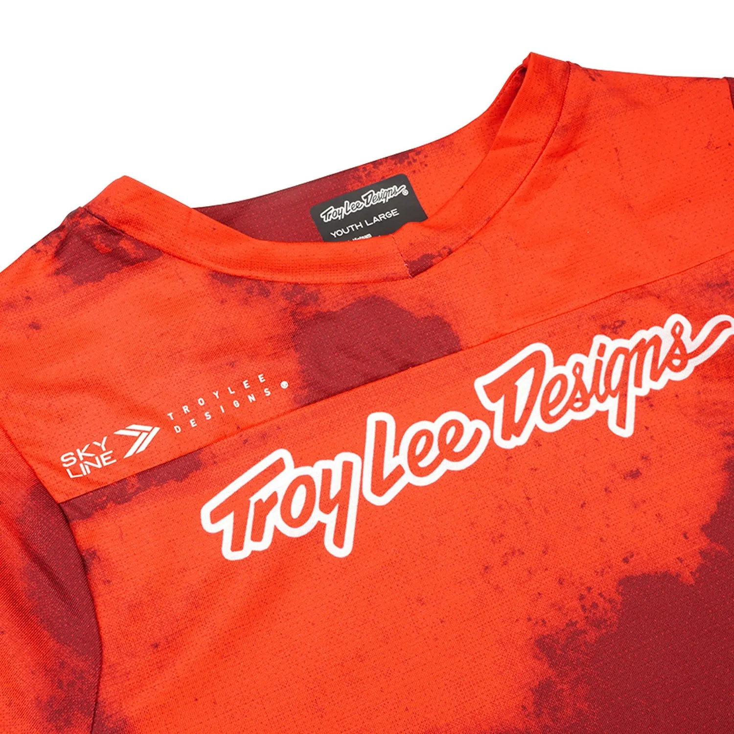Troy Lee Designs Skyline Youth Maglia MTB Rosso Manica Corta