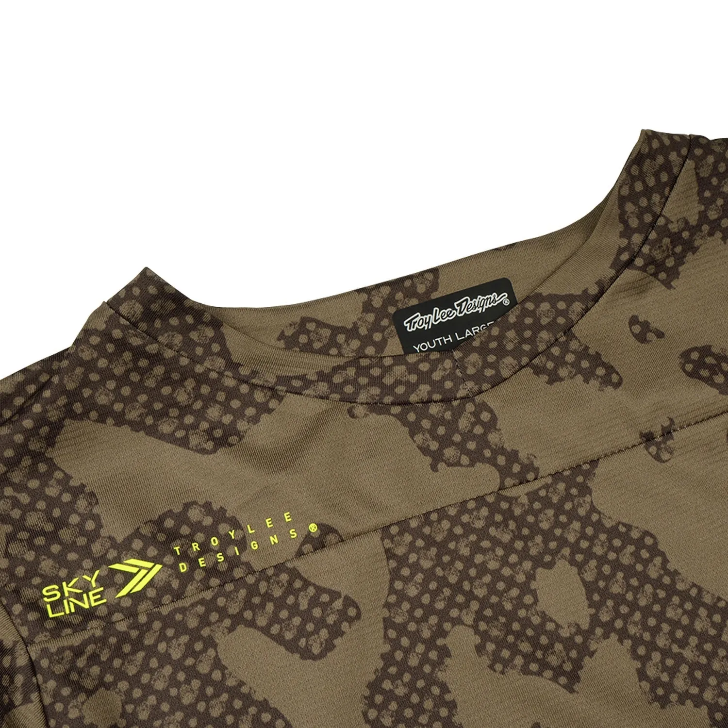Troy Lee Designs Skyline Youth maglia bici olive manica corta