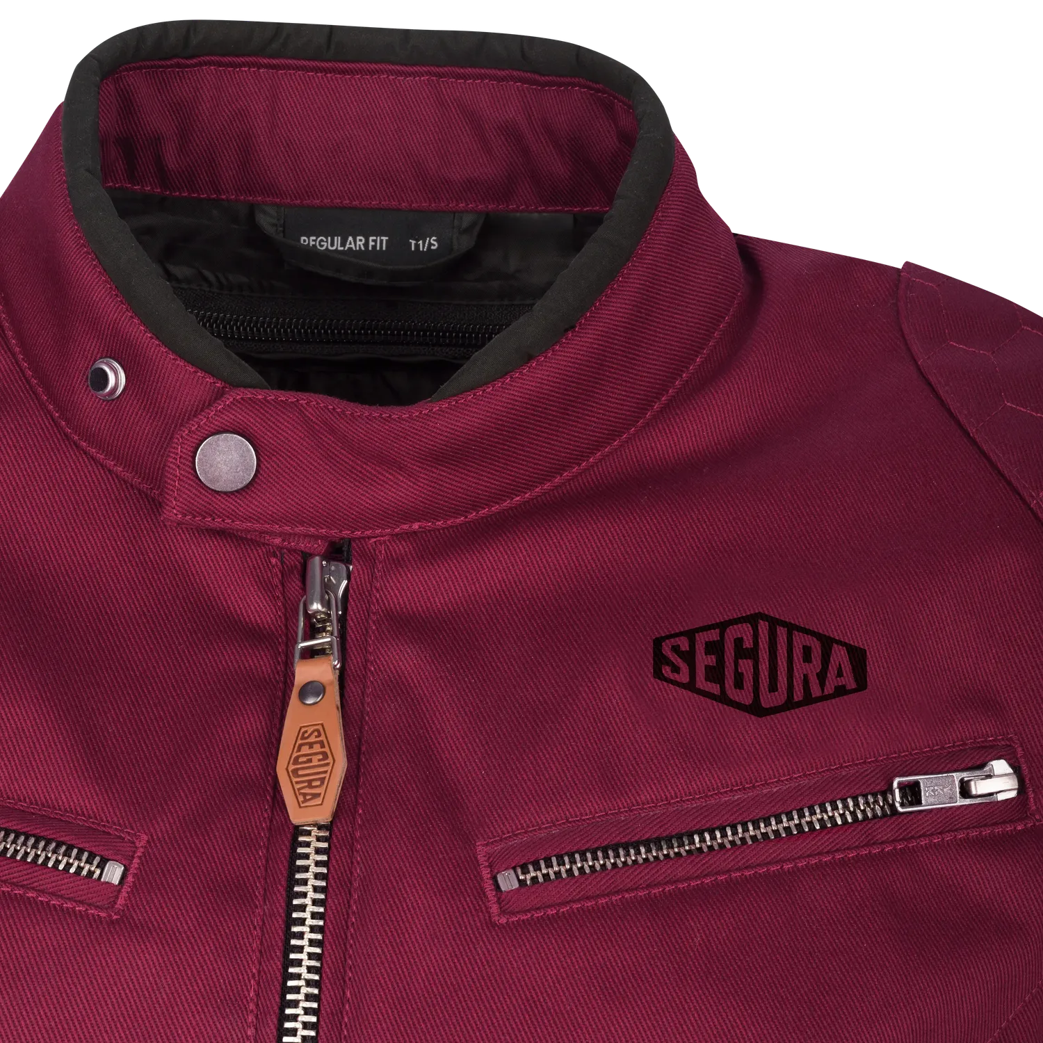 Segura Lady Tina giubbotto moto donna bordeaux tessuto