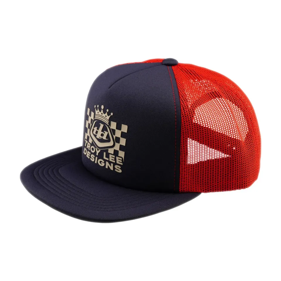 Troy Lee Designs Friday Night Cappellino trucker rosso blu