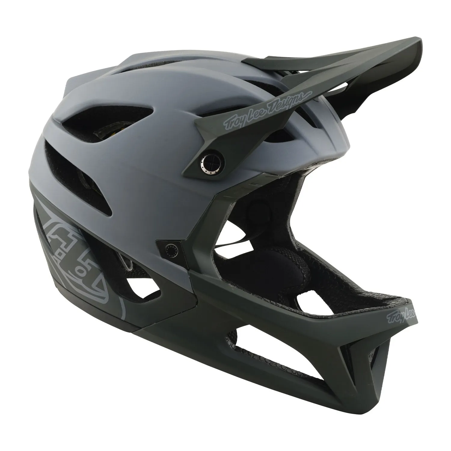 Troy Lee Designs Stage Drone casco integrale mtb grigio