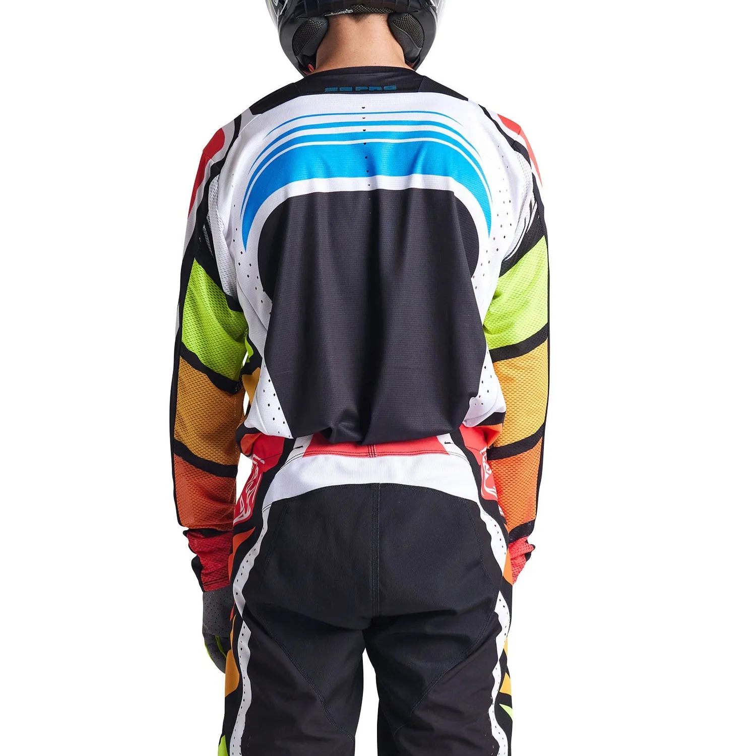 Troy Lee Designs SE Pro maglia moto Wavez Black Multi Dura Mesh