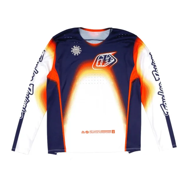 Troy Lee Designs SE Pro Array maglia cross bimbo bianco