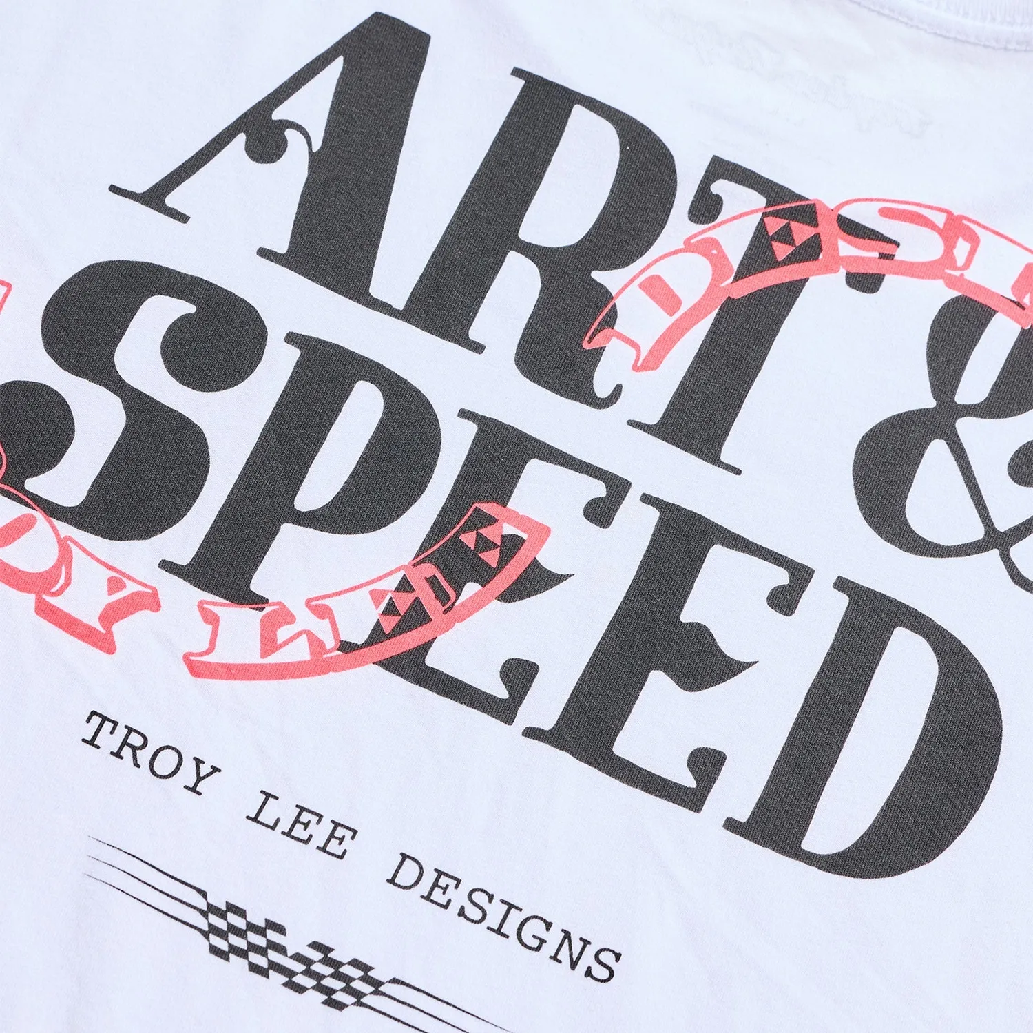 Troy Lee Designs Pink Slips maglietta bianca manica corta