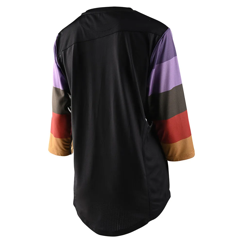 Troy Lee Designs Mischief Rugby maglia mtb donna nera manica lunga