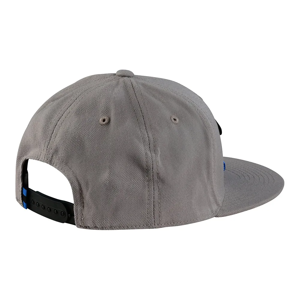 Troy Lee Designs Flat Bill Snapback cappellino Speed Grey OS