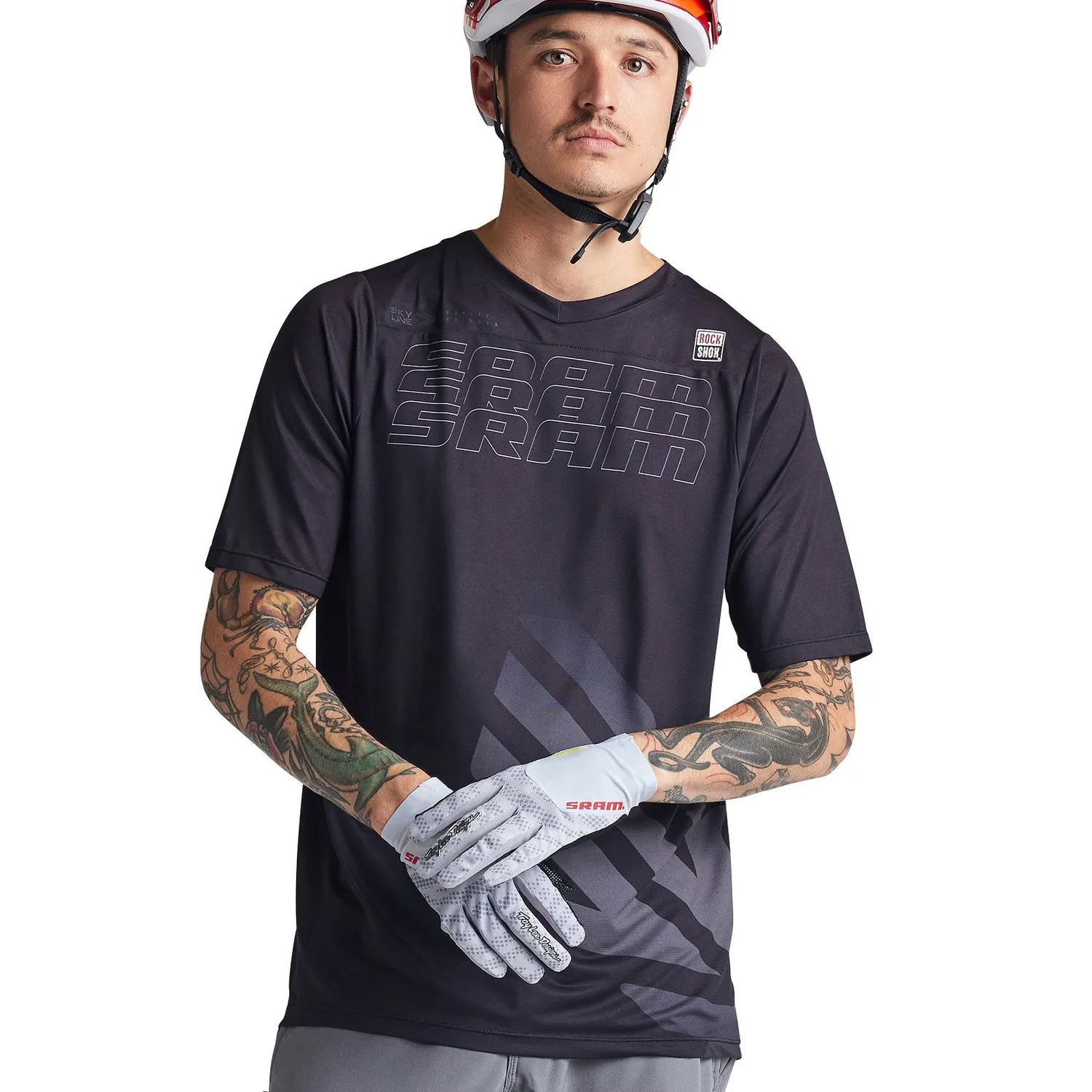 Troy Lee Designs Skyline SRAM Eagle One maglia mtb Black manica corta