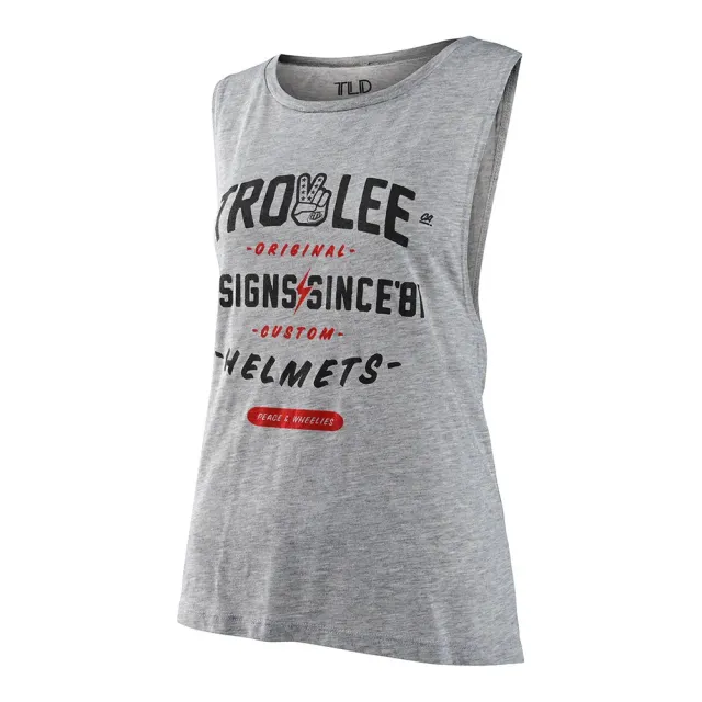 Troy Lee Designs Roll Out canotta donna Deep Heather cotone