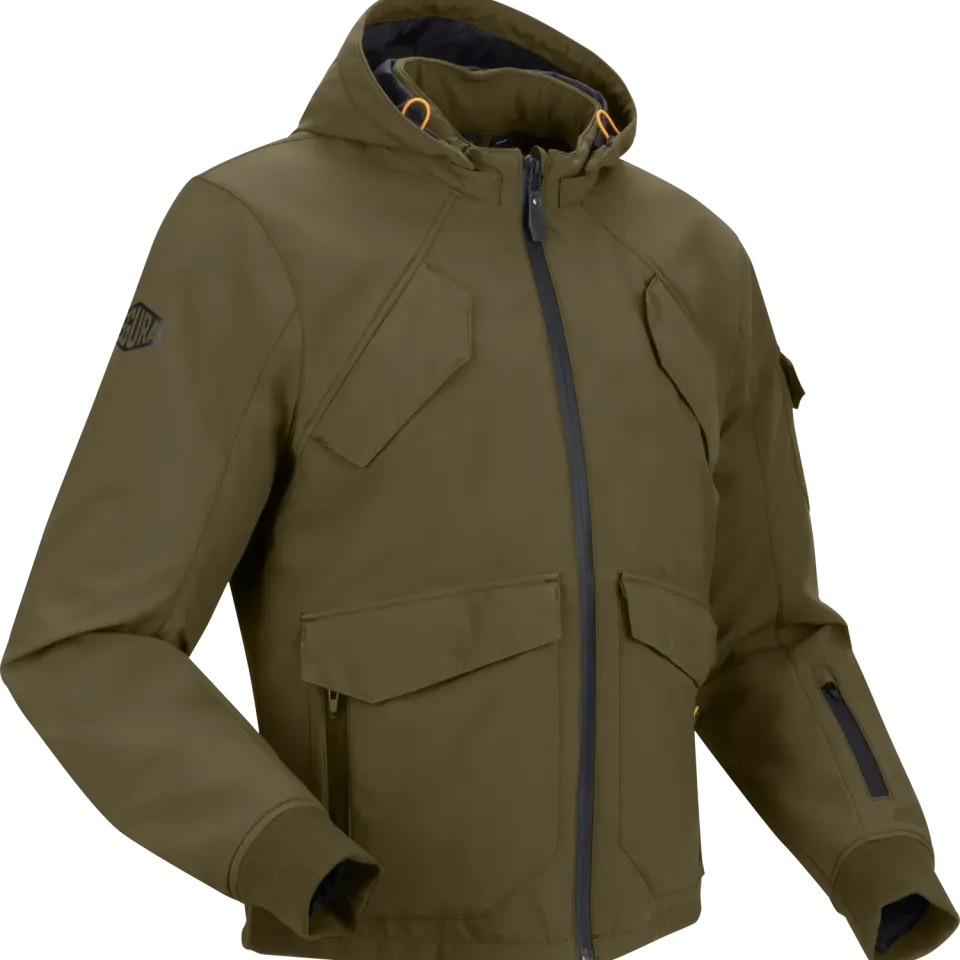 Segura Oswald giubbotto moto kaki softshell