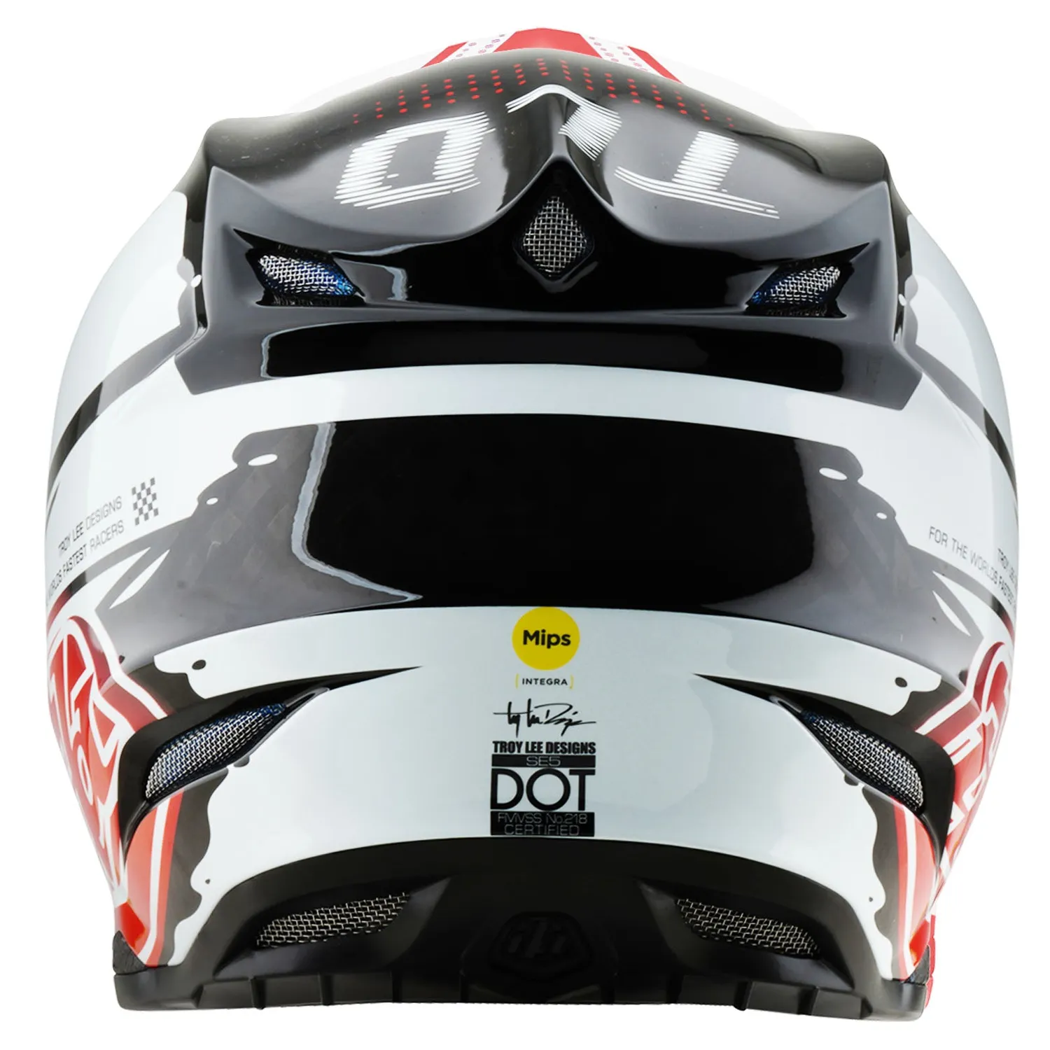 Troy Lee Designs SE5 Carbon Drip casco nero MIPS