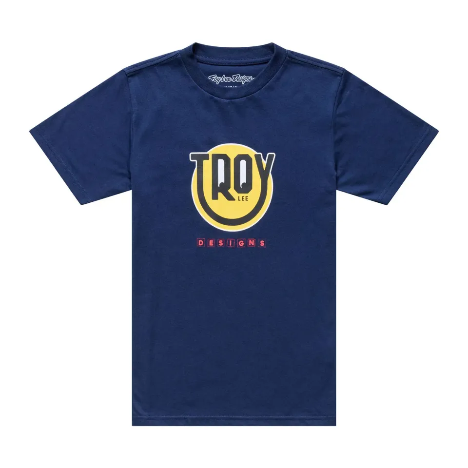 Troy Lee Designs Happy Dayz t-shirt bambino blu navy