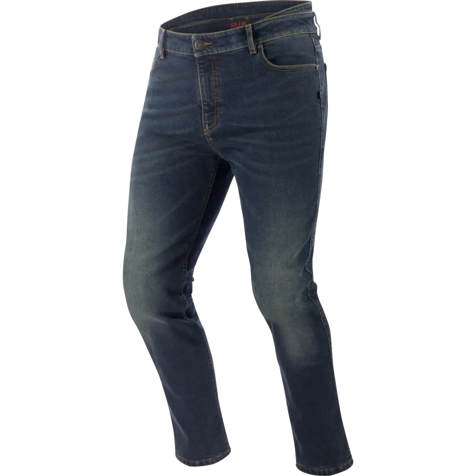 Segura Cosmic Pantaloni Moto Uomo Blu Slim con Protezioni