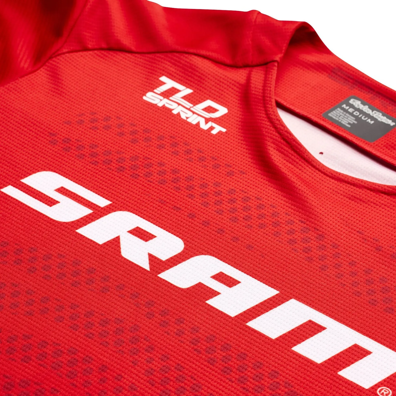 Troy Lee Designs Sprint SRAM Shifted maglia fiery red