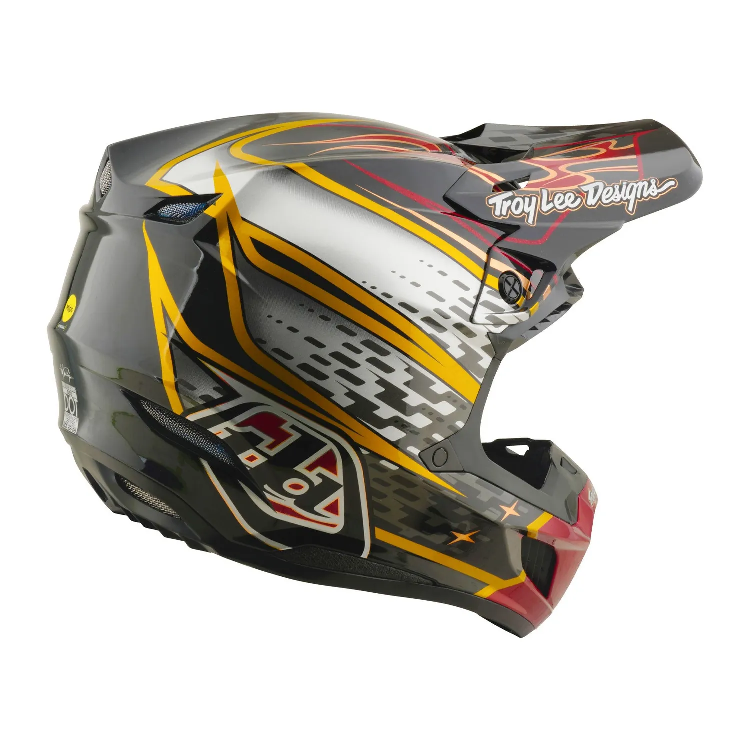 Troy Lee Designs SE5 Composite Wings casco moto nero