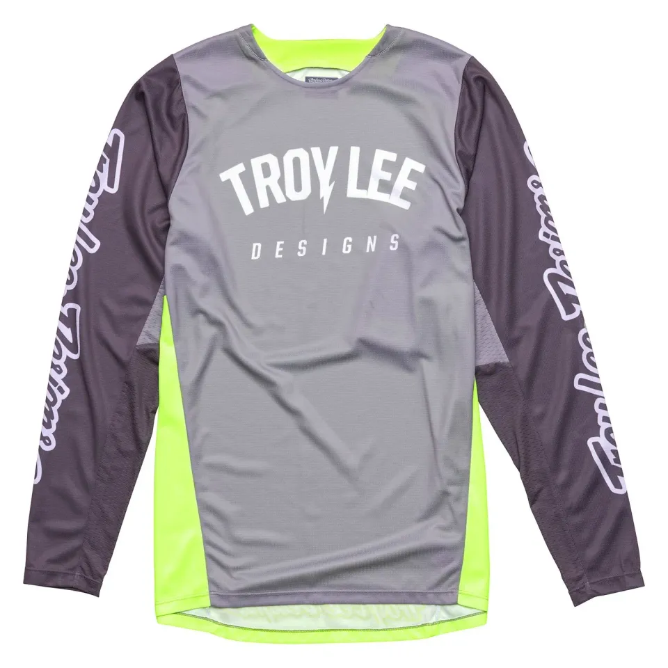 Troy Lee Designs GP Pro maglia moto bambino silver glo green
