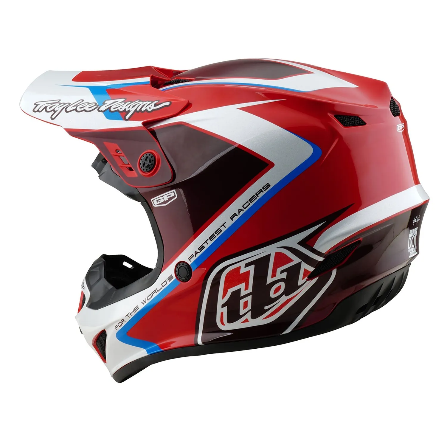 Troy Lee Designs GP Shutter casco cross bambino Red