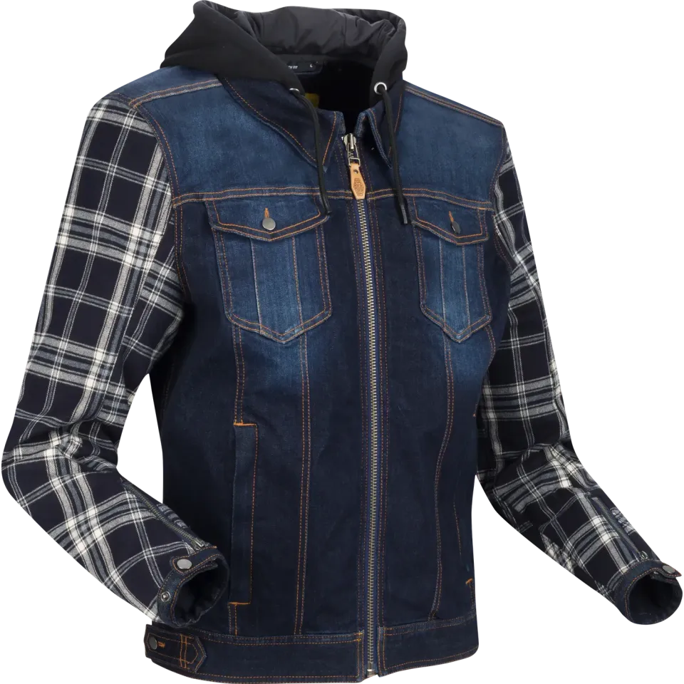 Segura Sunny giacca moto uomo blu denim