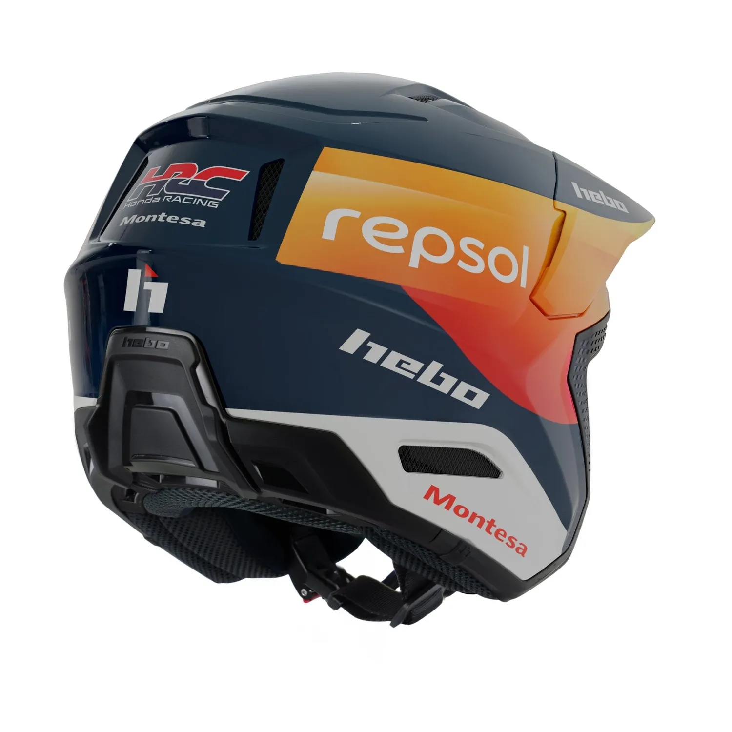 Hebo Zone Pro Montesa Team casco trial ECE 22-06