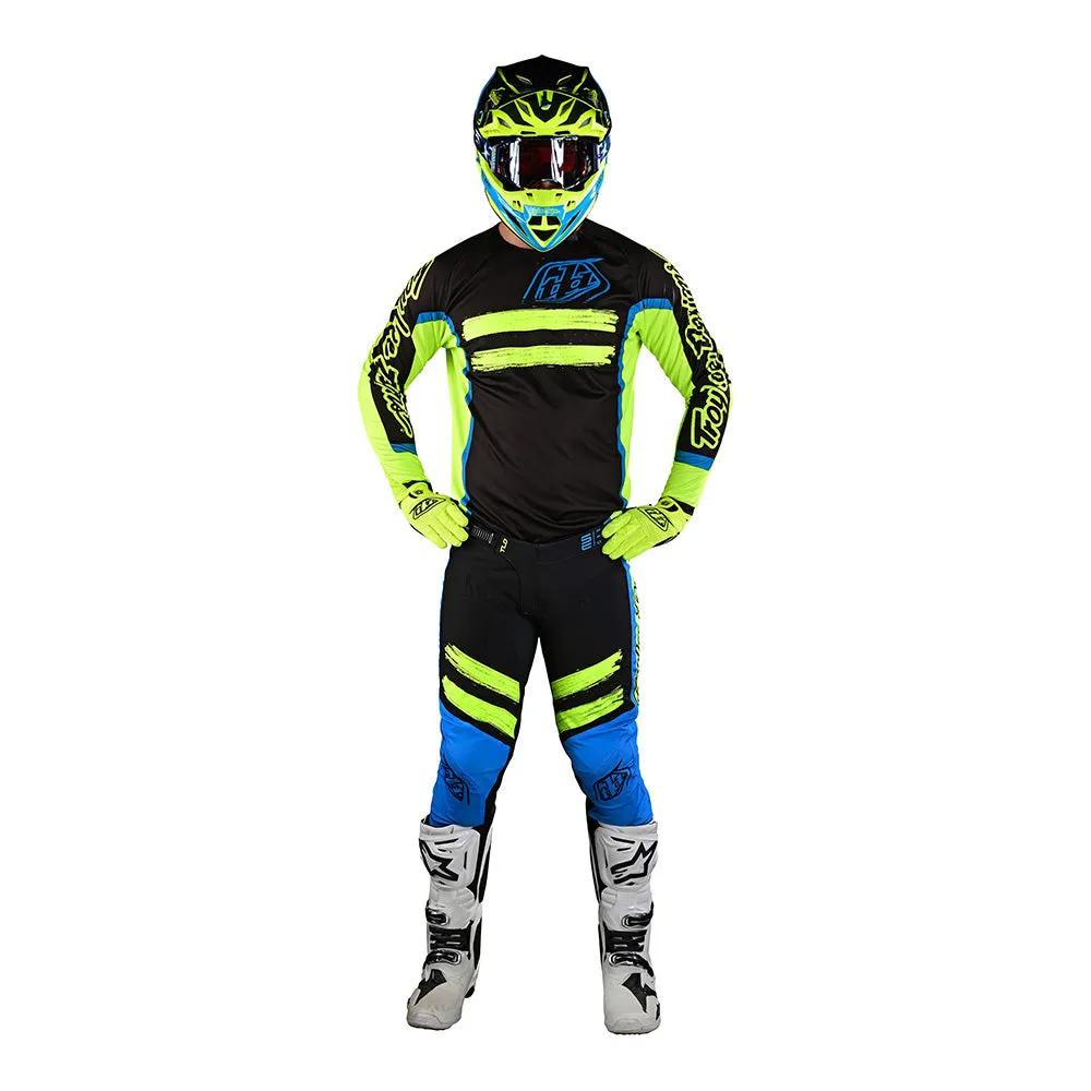 Troy Lee Designs SE Pro Marker pantalone motocross nero/giallo