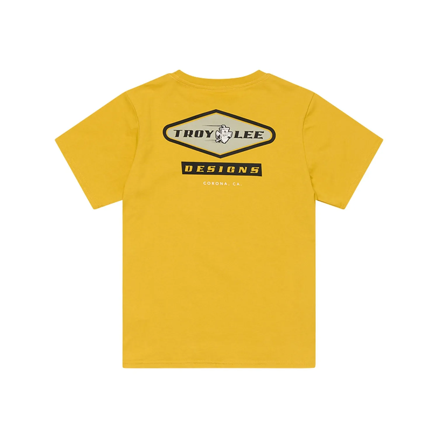 Troy Lee Designs Carb Golden t-shirt bambino gialla leggera
