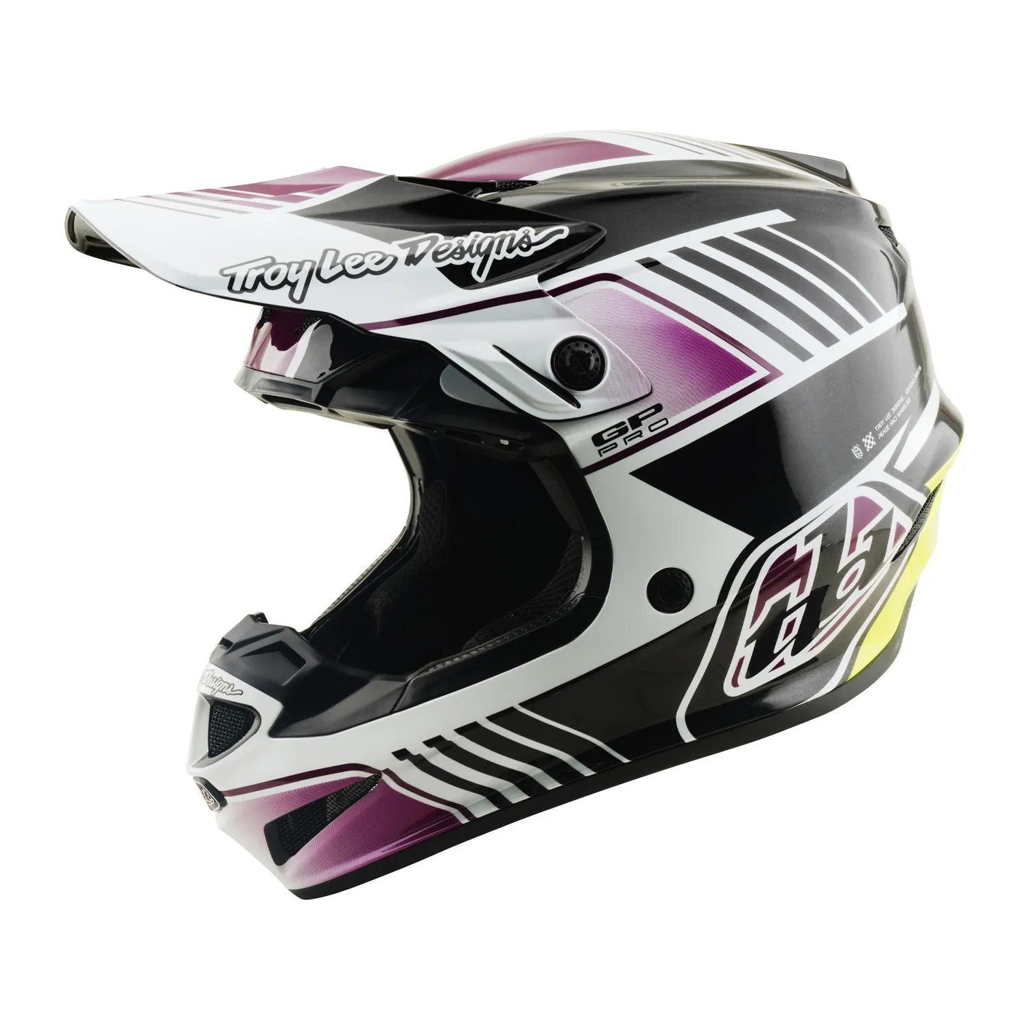 Troy Lee Designs GP Pro Segment casco moto nero MIPS leggero