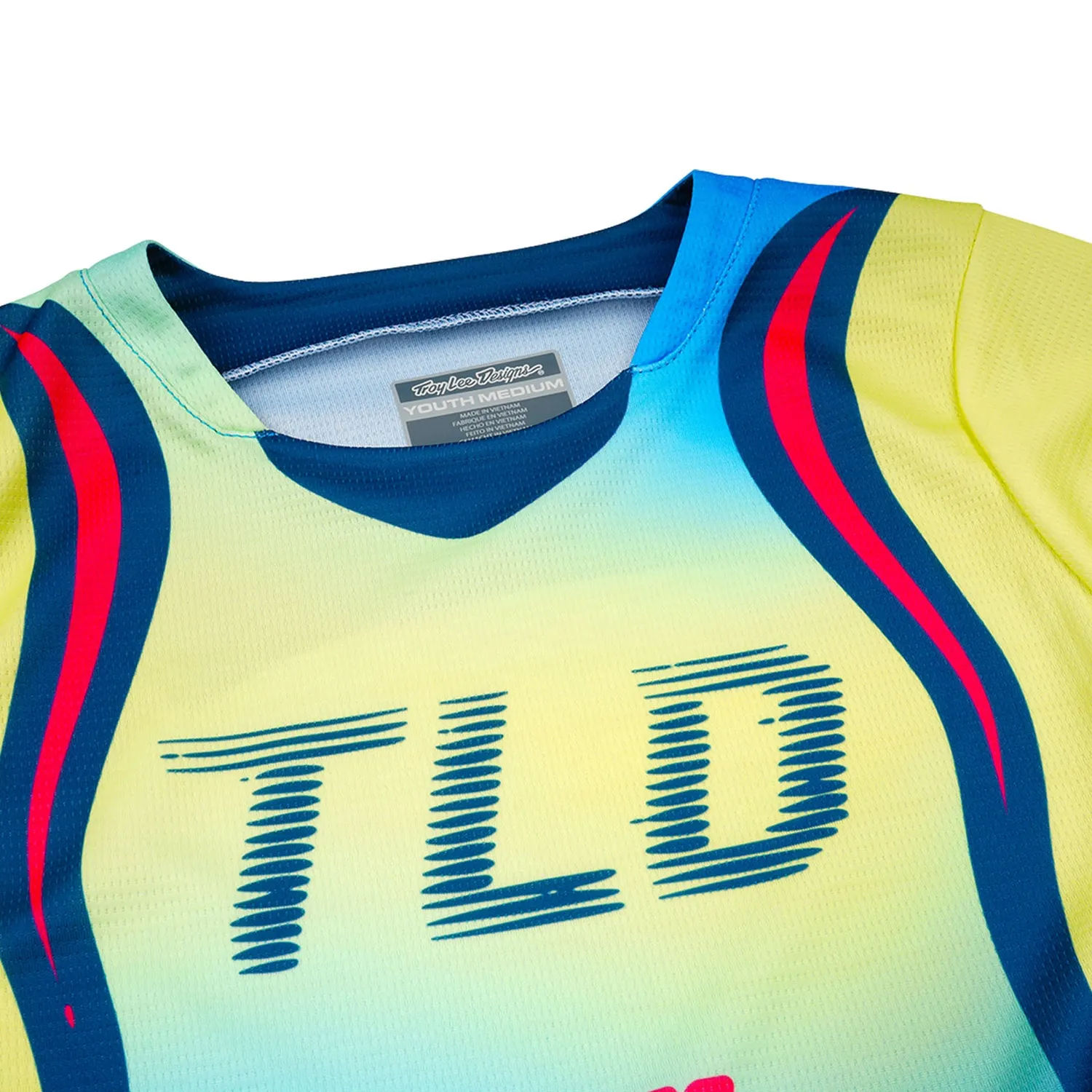Troy Lee Designs GP Pro Jersey maglia moto bambino Giallo Blu traspirante