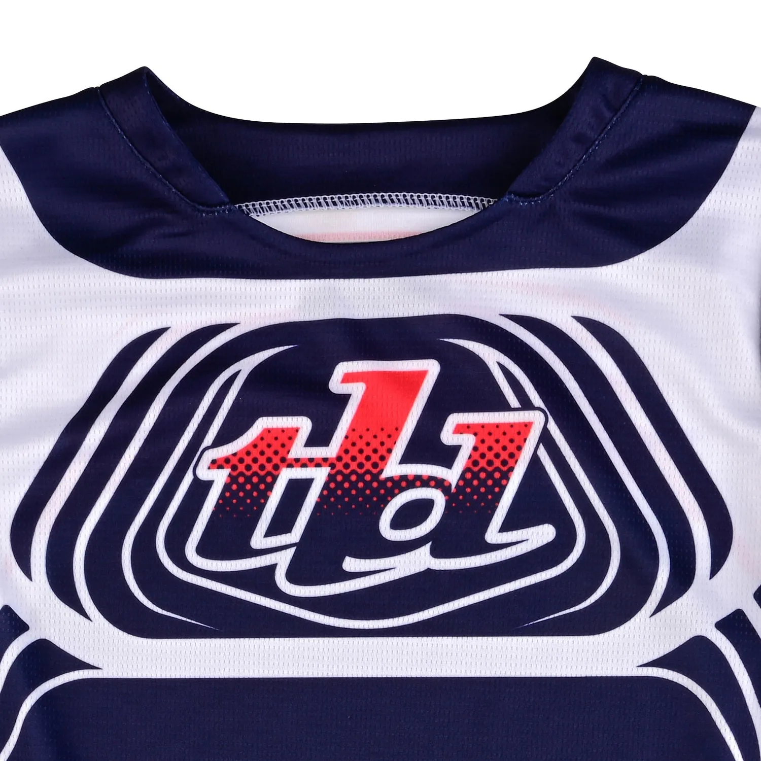 Troy Lee Designs GP Pro Wavez Maglia Moto Navy Red Bambino