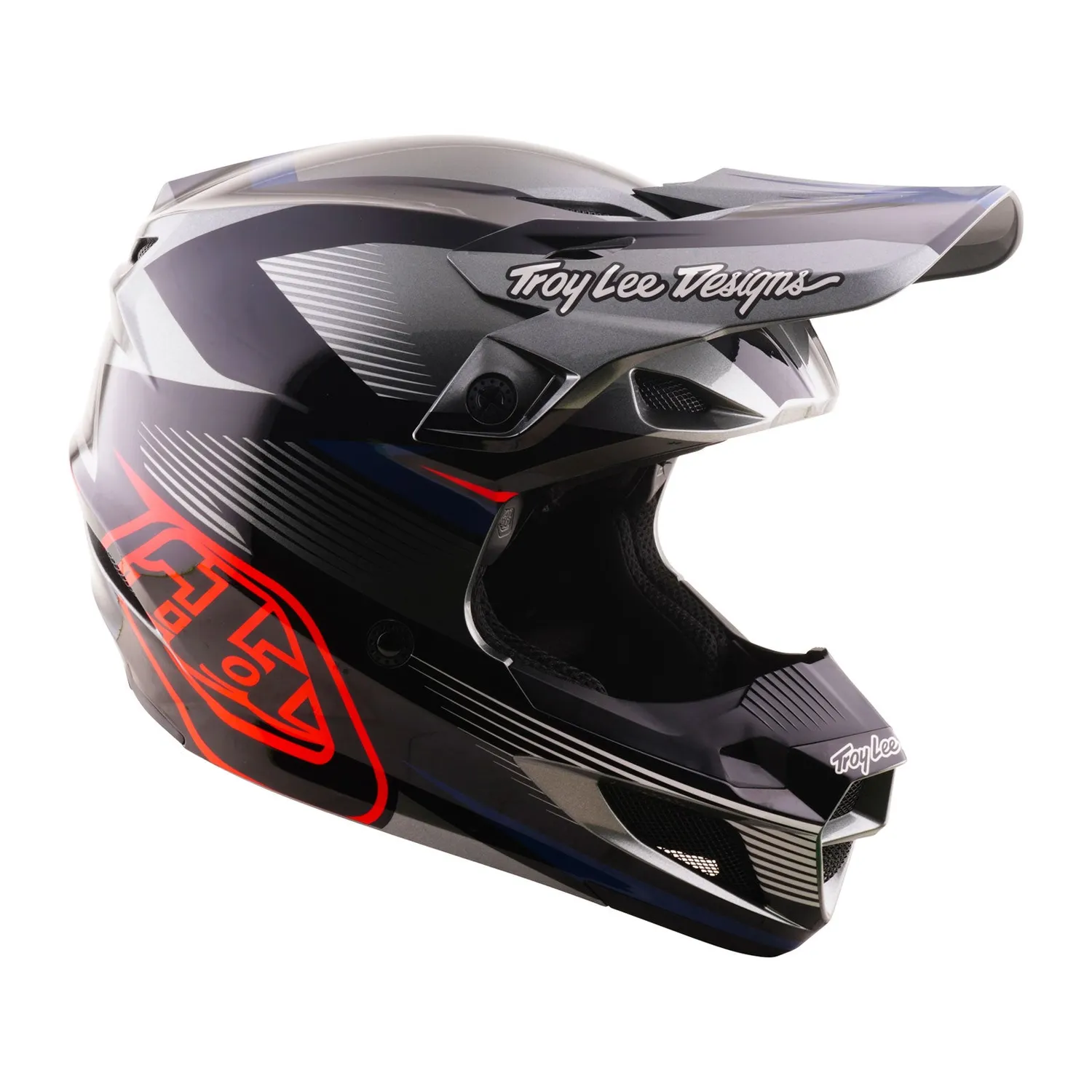 Troy Lee Designs SE5 Ripper casco cross grigio MIPS