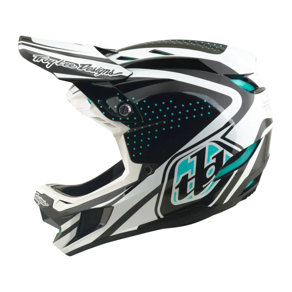 Troy Lee Designs D4 Polyacrylite casco bici Charcoal MIPS
