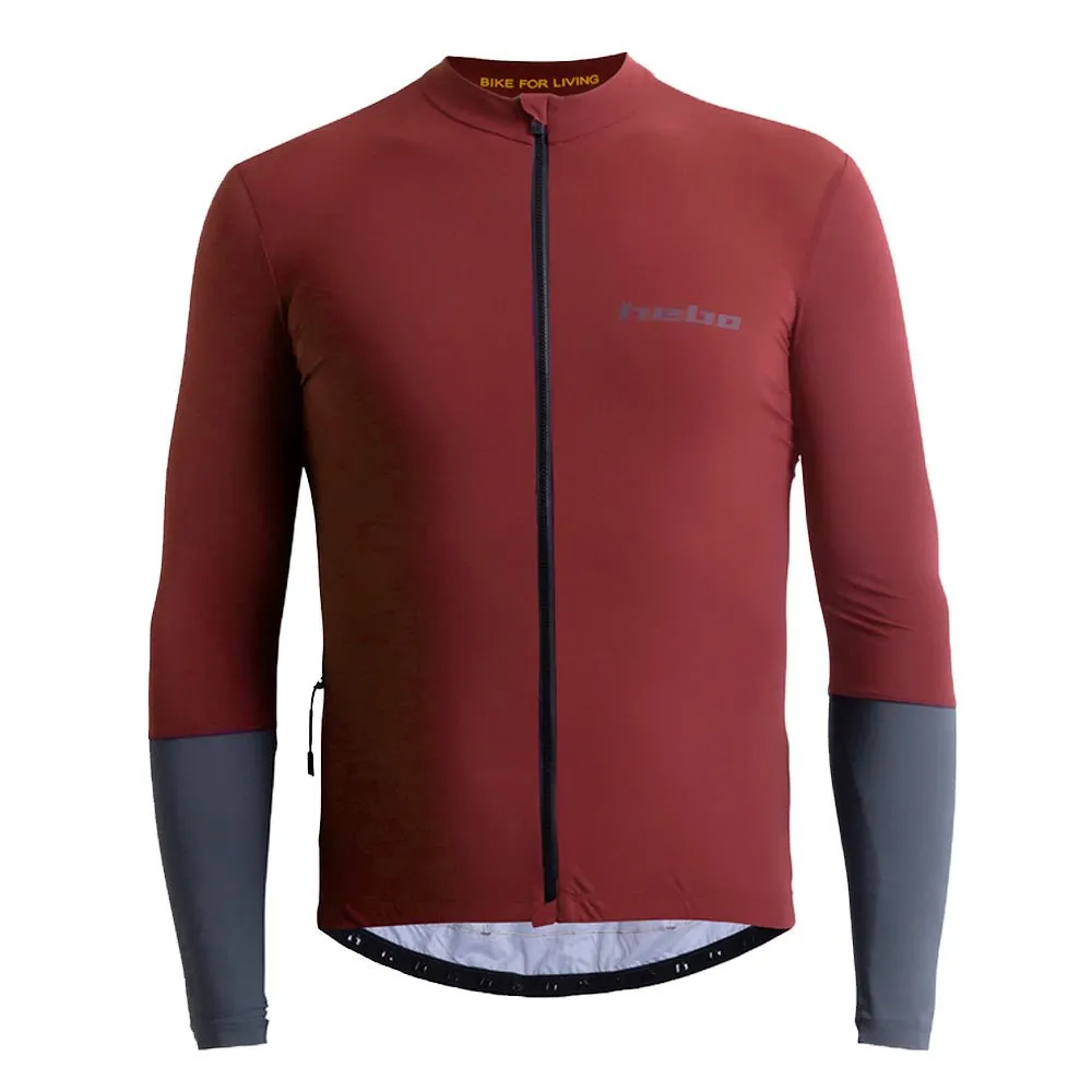 Hebo Volts L/S Maglia Bici Manica Lunga Nera